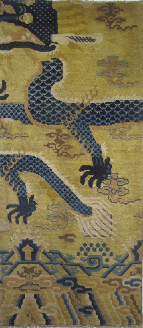 NINGSHIA PILLAR RUG NORTHERN CHINESE MID19TH CENTURY 162M X 072M - ADDITIONAL PHOTO 10