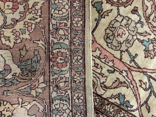 BENLIAN TABRIZ CARPET NORTHWEST PERSIA CIRCA 1930 393M X 298M - ADDITIONAL PHOTO 3