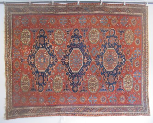 19th Century Caucasian Soumac Carpet 2.95m X 1.95m