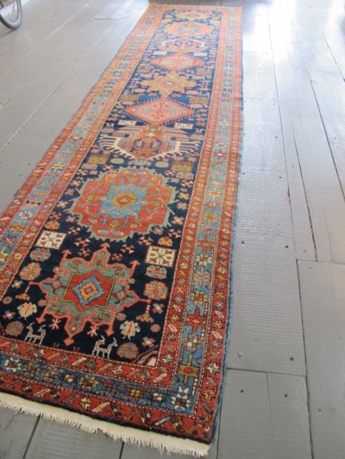 Handsome North-west Persian Runner, Circa 1880, 4.27m X 1.03m