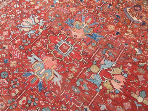 HERIZ CARPET WITH ALLOVER DESIGN CIRCA 1890 360M X 250M - ADDITIONAL PHOTO 4