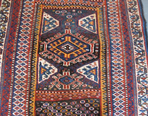 PERSIAN TRIBAL LONG RUG CIRCA 1890 393M X 121M - ADDITIONAL PHOTO 4