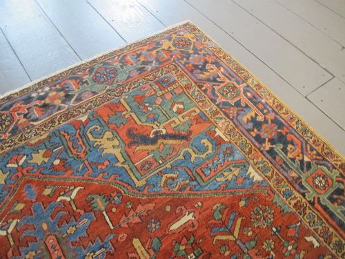COLOURFUL HERIZ CARPET NORTHWEST PERSIA CIRCA 1890 306M X 232M - ADDITIONAL PHOTO 6