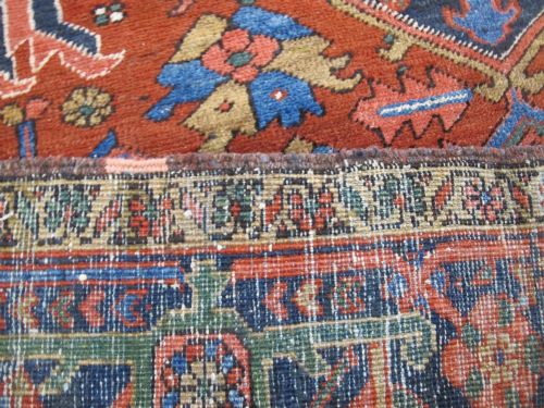 COLOURFUL HERIZ CARPET NORTHWEST PERSIA CIRCA 1890 306M X 232M - ADDITIONAL PHOTO 12