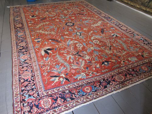 Exceptional Heriz Carpet, North-west Persia, Circa 1880, 3.94m X 2.66m