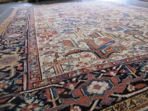 IVORY GROUND HERIZ CARPET NORTHWEST PERSIA 290M X 237M - ADDITIONAL PHOTO 2