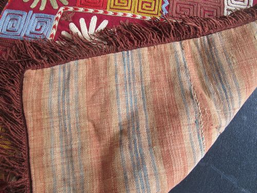LAKAI EMBROIDERY UZBEKISTAN CIRCA 1920 49CM X 48CM - ADDITIONAL PHOTO 2