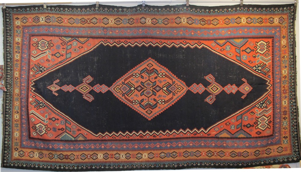 Kurdish Kilim, 3.67m x 2.02m, circa 1880