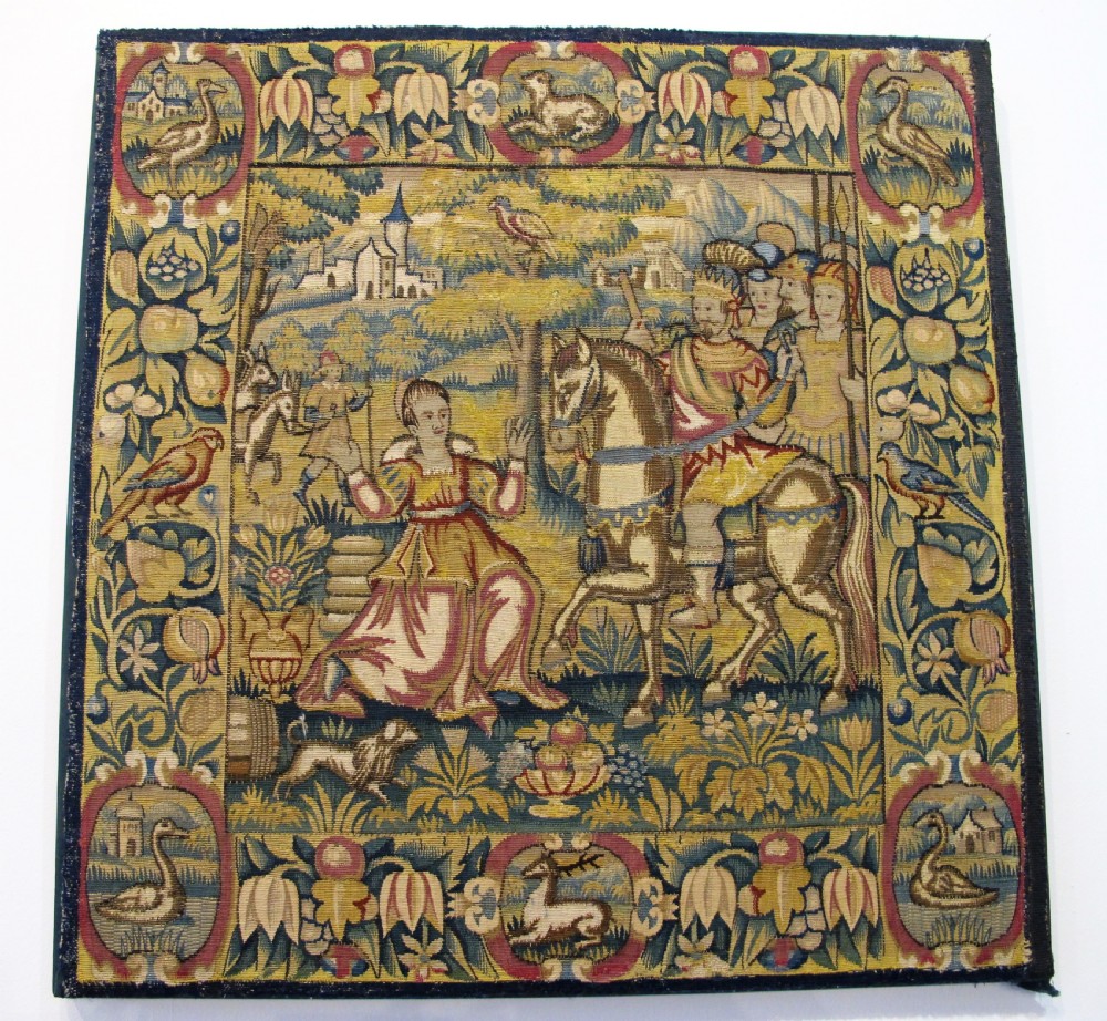 Tapestry Panel Depicting the Meeting of King David and Abigail, Probably Germany, Circa 1600