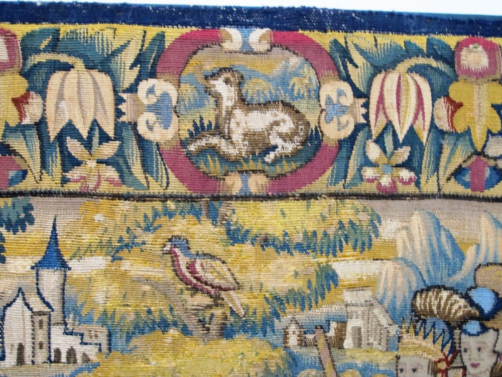 Tapestry Panel Depicting the Meeting of King David and Abigail, Probably Germany, Circa 1600 View VII
