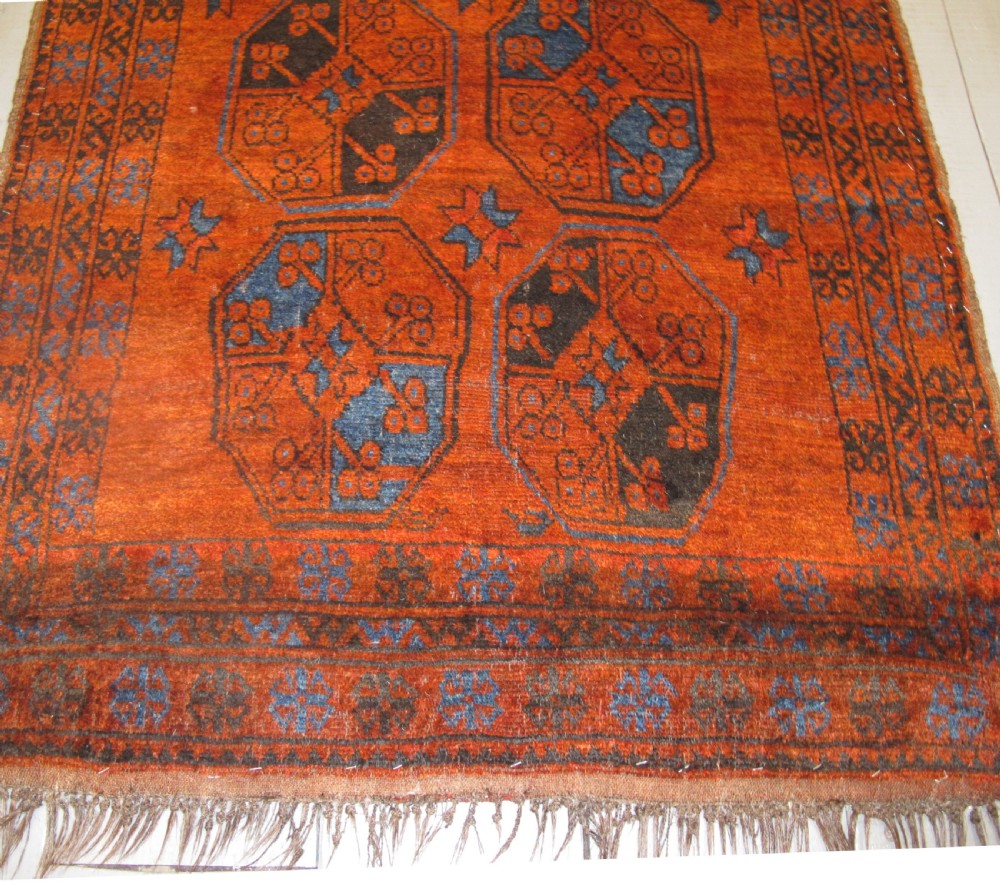 Quirky Afghan Rug 1.95m x 1.20m (6'4