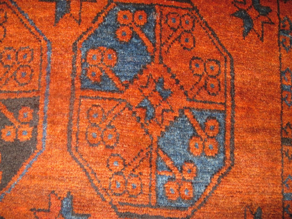 Quirky Afghan Rug 1.95m x 1.20m (6'4