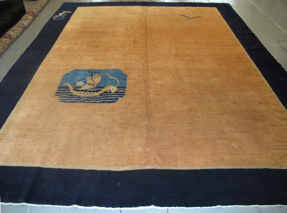 Art Deco Chinese Carpet 3.45m x 2.73m (11'3