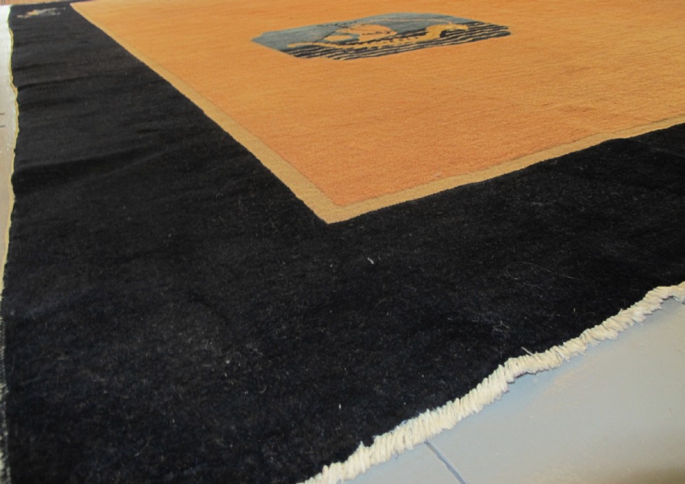 Art Deco Chinese Carpet 3.45m x 2.73m (11'3
