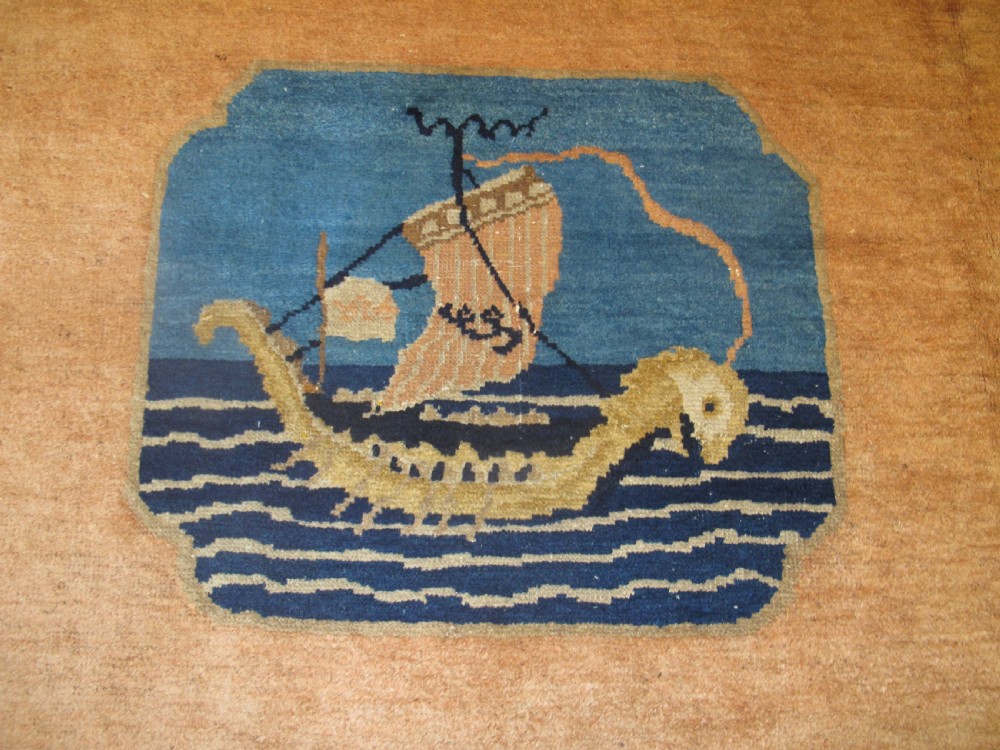 Art Deco Chinese Carpet 3.45m x 2.73m (11'3