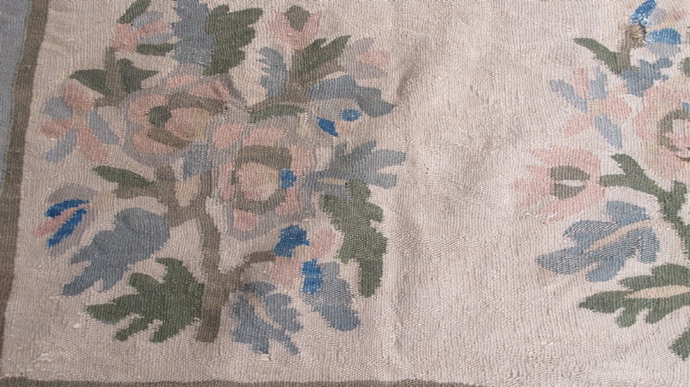Pale and Decorative Kilim, Ukraine, 8'11