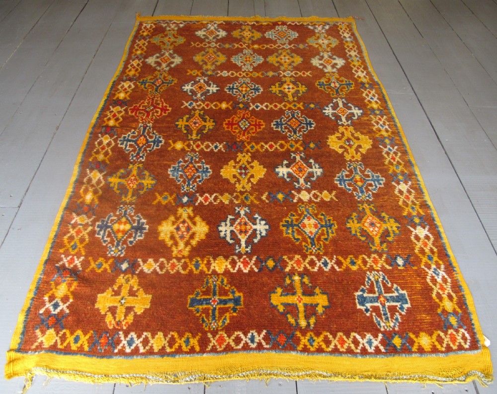 Moroccan Rug, circa 1910, 2.40m x 1.44m (7'11