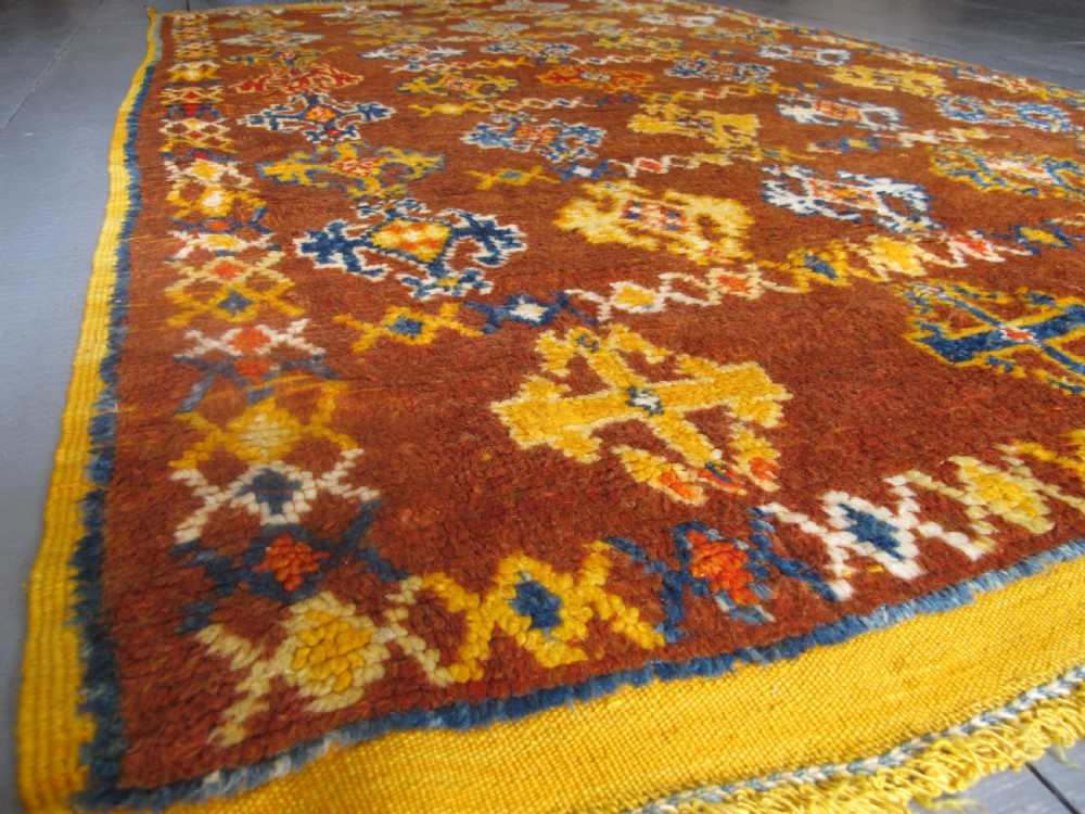 Moroccan Rug, circa 1910, 2.40m x 1.44m (7'11