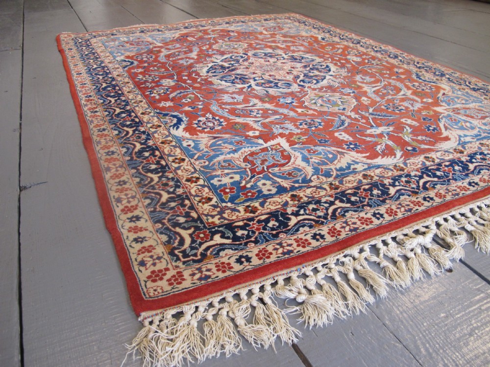 Fine Isfahan Rug, Persia, 1.48m x 1.07m View II