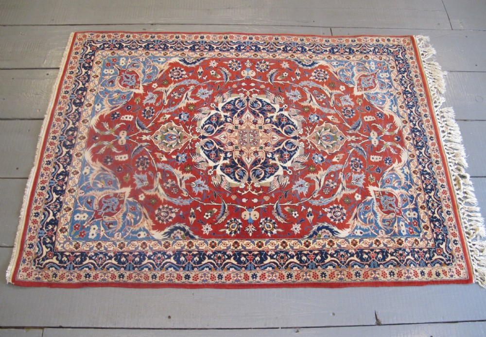 Fine Isfahan Rug, Persia, 1.48m x 1.07m View III