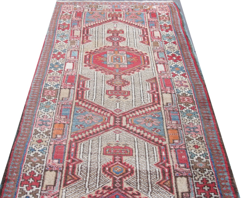 Antique Persian Corridor Runner 2.53m x 0.93m, circa 1910 View III