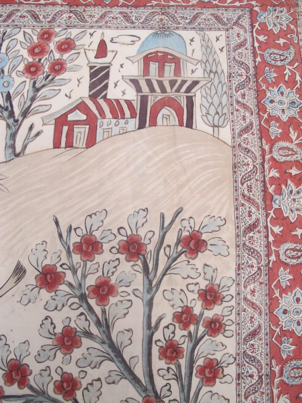 Very Charming 19th Century Persian Khalamkari, 2.49m x 1.27m View VII