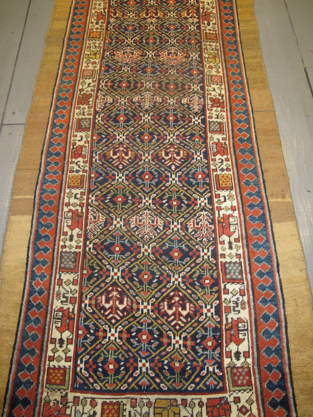 Colourful Antique North-West Persian Runner, 3.12m x 1.00m (10' 2