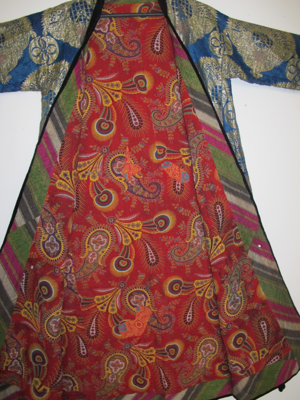 Fine Silk Brocaded Coat, Uzbekistan, early 20th century View VII