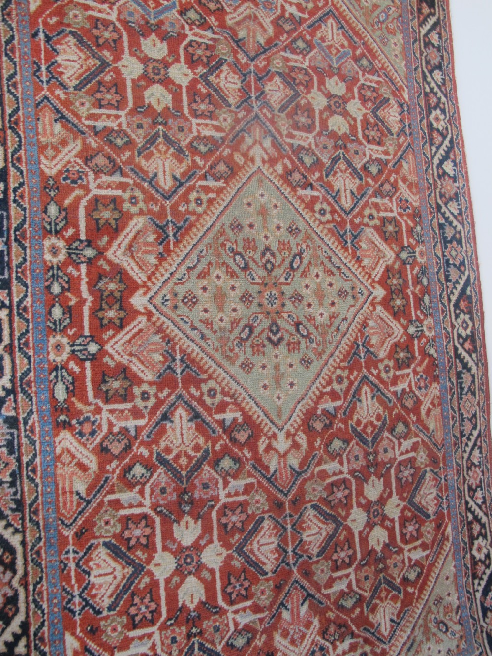 Antique Persian Mahal Rug with soft colours, 2.10m x 1.30m (7' x 4' 3