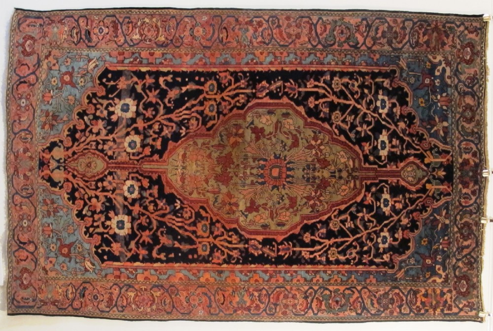 Fine Melayir Rug, Persia circa 1880, 2.10m x 1.30m (6'11