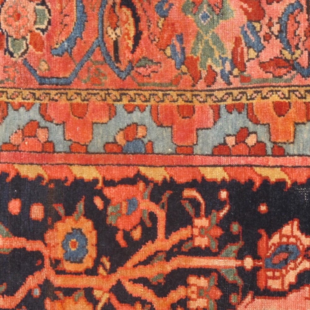 Fine Melayir Rug, Persia circa 1880, 2.10m x 1.30m (6'11