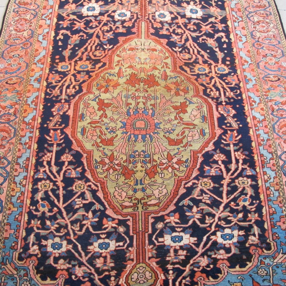 Fine Melayir Rug, Persia circa 1880, 2.10m x 1.30m (6'11