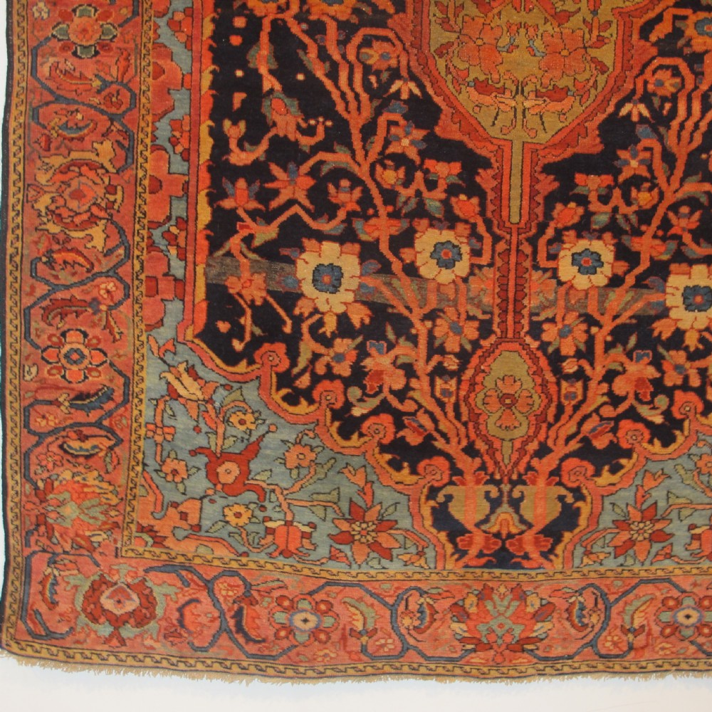 Fine Melayir Rug, Persia circa 1880, 2.10m x 1.30m (6'11