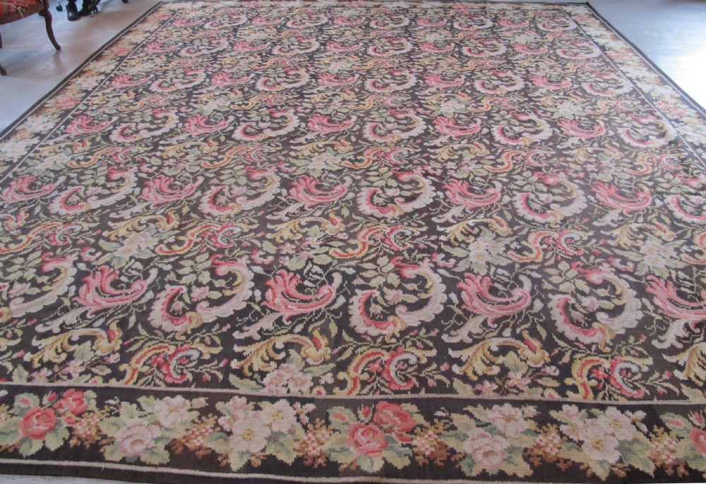 Very Large Bessarabian Kilim, early 20th century 5.10m x 4.05m