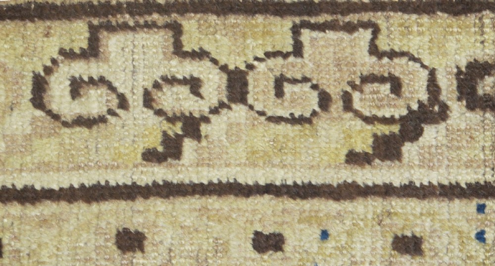 Fashionably Pale Antique Khotan Rug. East Turkestan, circa 1890, 1.95m x 1.43m View II