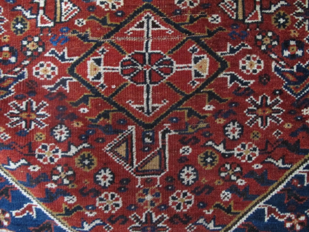 Fine Qashqai Rug, Persia, Circa 1900, 2.10m x 1.45m View IV