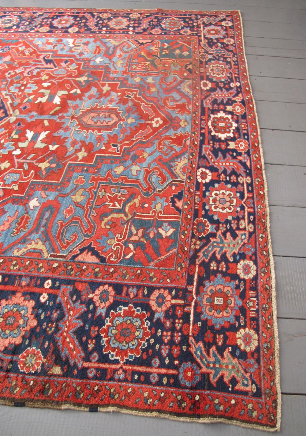 Antique North-West Persian Carpet, 3.95m x 2.66m, circa 1890. View III