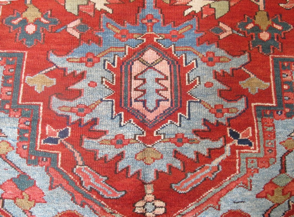 Antique North-West Persian Carpet, 3.95m x 2.66m, circa 1890. View IV