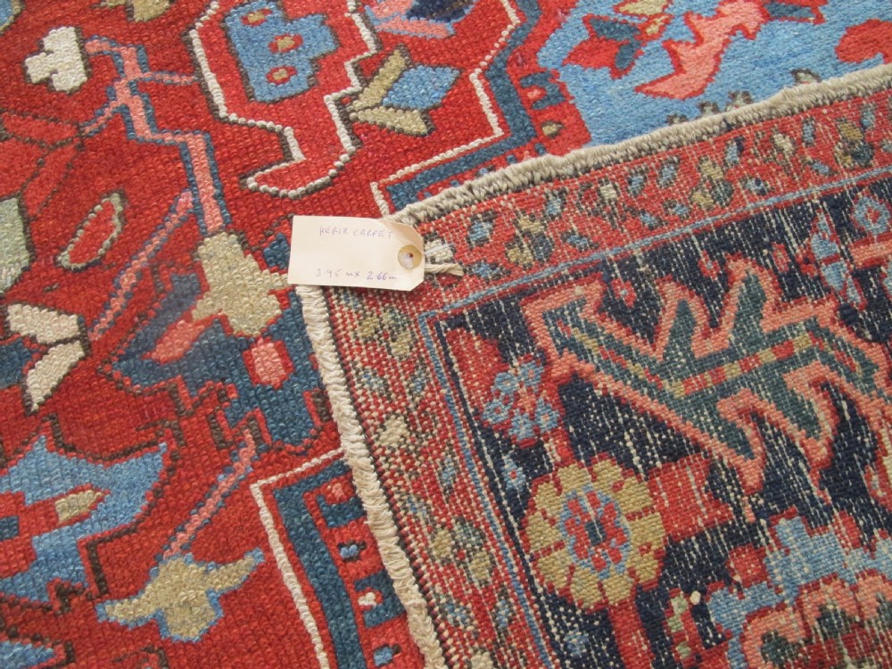 Antique North-West Persian Carpet, 3.95m x 2.66m, circa 1890. View V