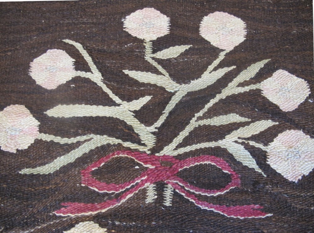 Highly Decorative Antique Ukrainian Kilim, 2.90m x 2.60m, (9ft  inches x 8 ft 6 inches) View V
