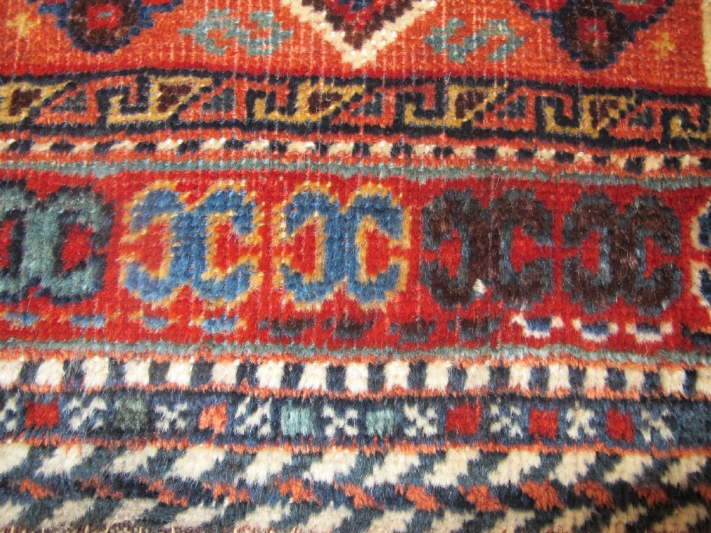 Cute Antique Persian Tribal Rug, 1.23m x 0.83m (4ft x 2'10 inches) View III
