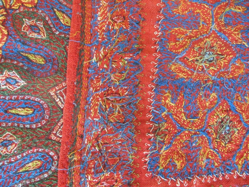 Antique Persian Embroidery, 88cm x 87cm View V