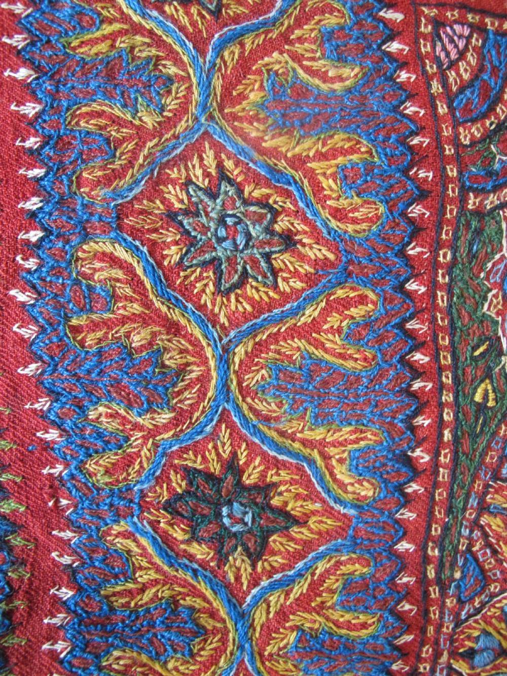 Antique Persian Embroidery, 88cm x 87cm View VI