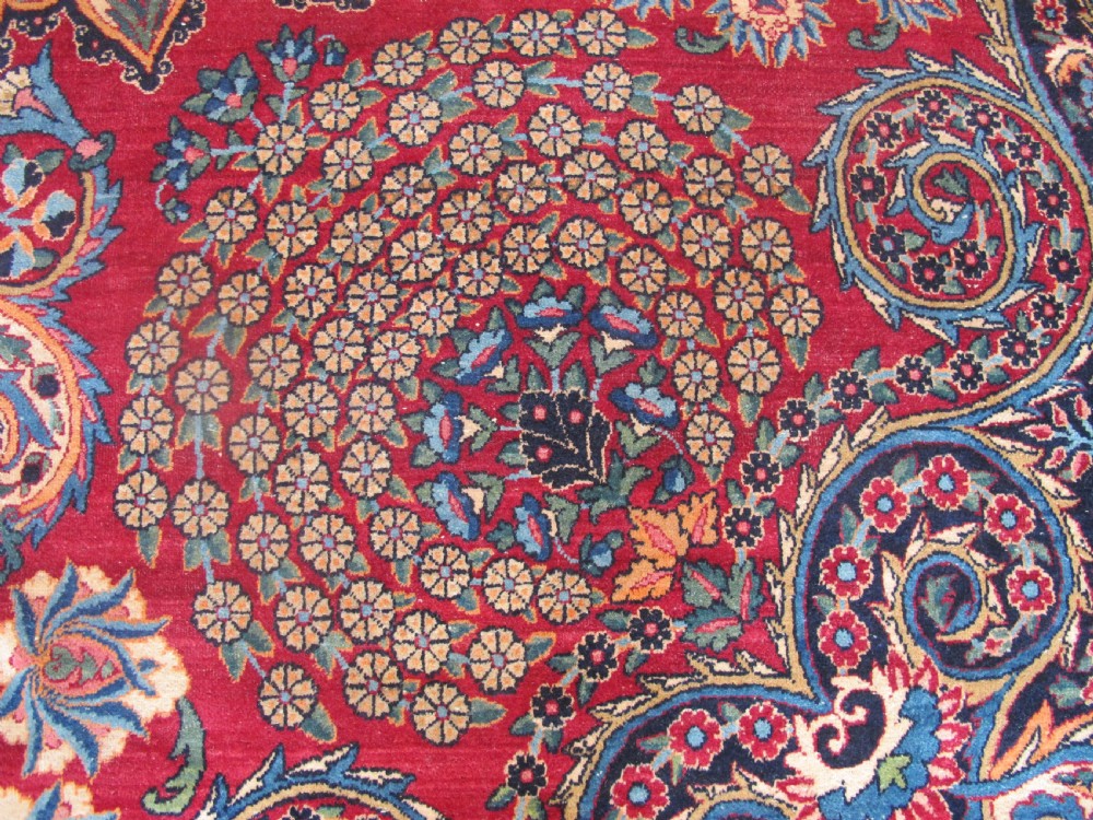 Sumptuous Persian Yazd Carpet, Circa 1910, 4.65m x 3.20m (15'3