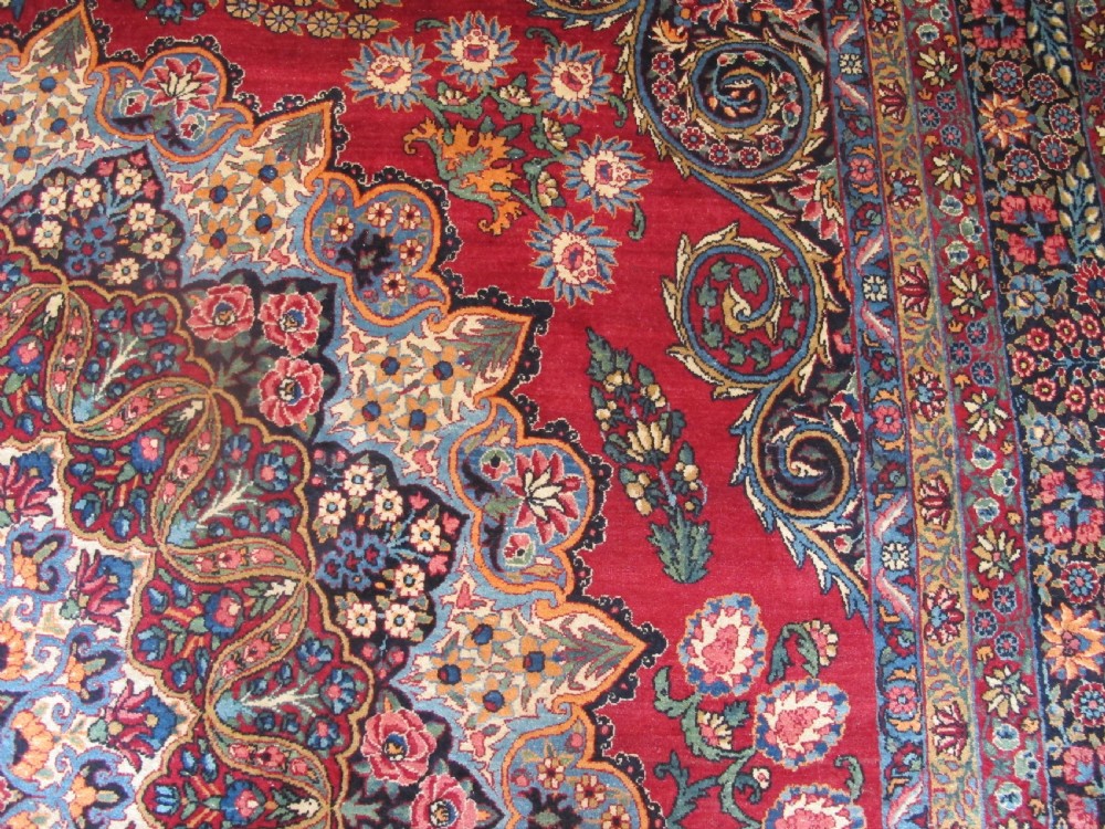 Sumptuous Persian Yazd Carpet, Circa 1910, 4.65m x 3.20m (15'3