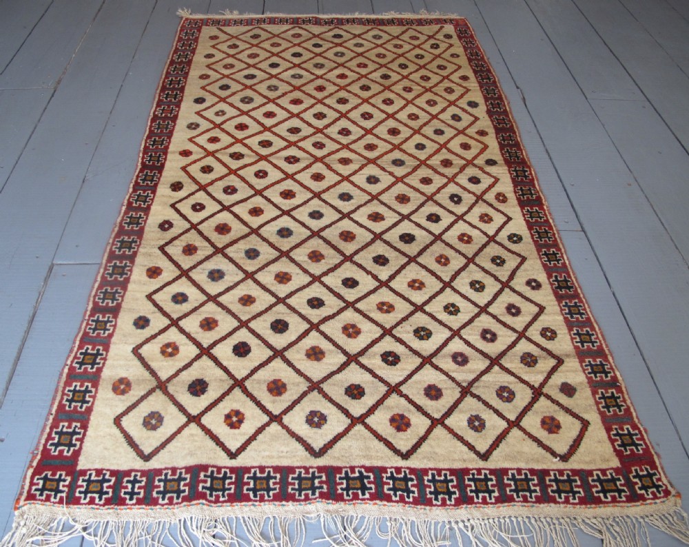 Charming Persian Tribal Gabbeh Rug, Circa 1920, 2.15m x 1.26m
