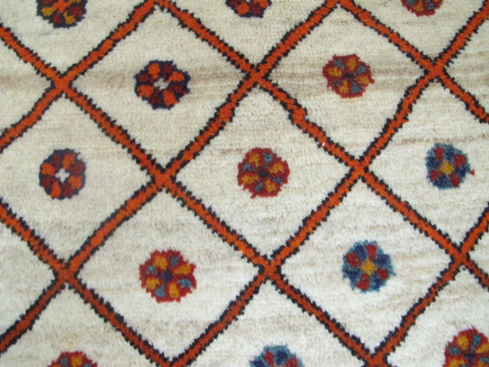 Charming Persian Tribal Gabbeh Rug, Circa 1920, 2.15m x 1.26m View II