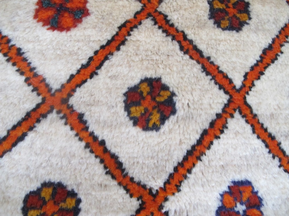 Charming Persian Tribal Gabbeh Rug, Circa 1920, 2.15m x 1.26m View V