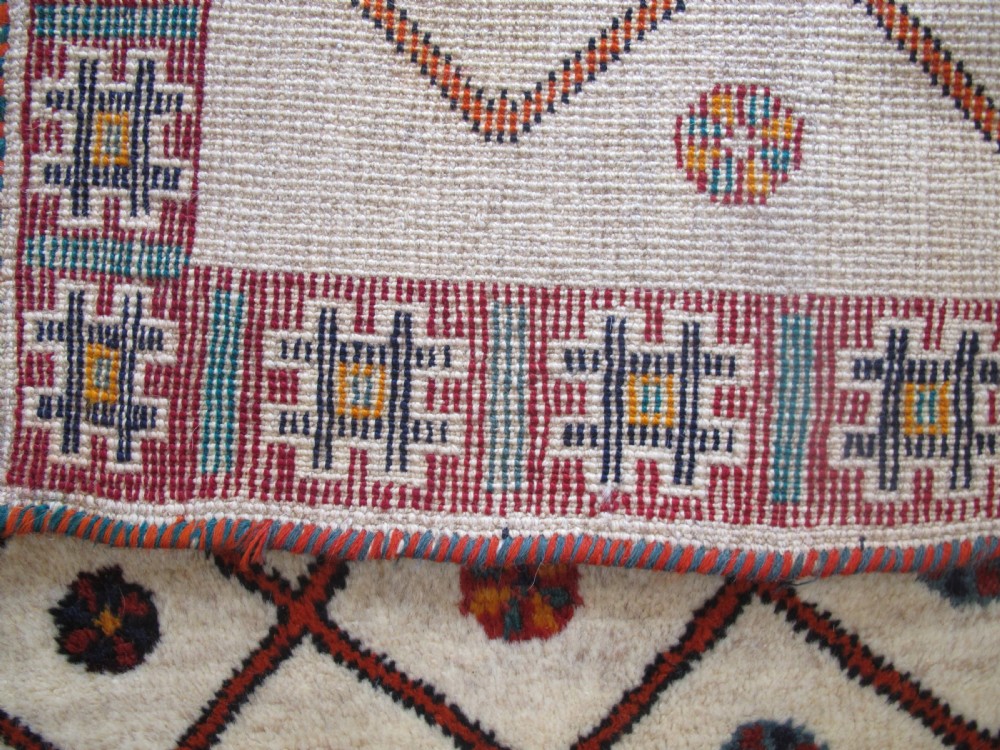 Charming Persian Tribal Gabbeh Rug, Circa 1920, 2.15m x 1.26m View VI