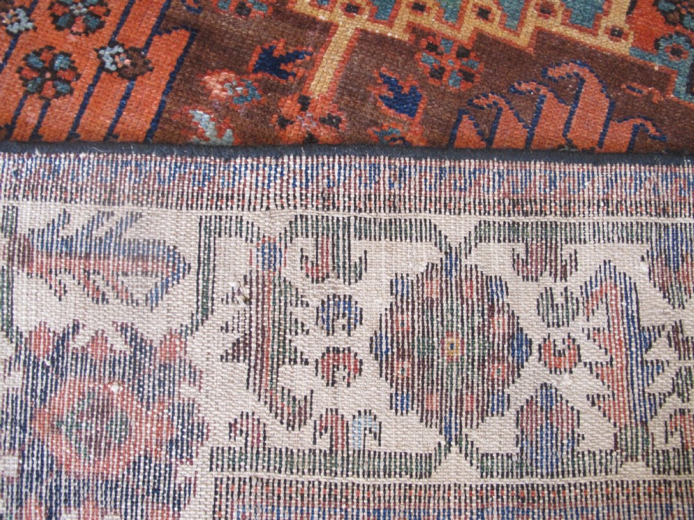 Fine Antique Persian Baktiari Rug, circa 1910, 1.93m x 1.58m. View VIII